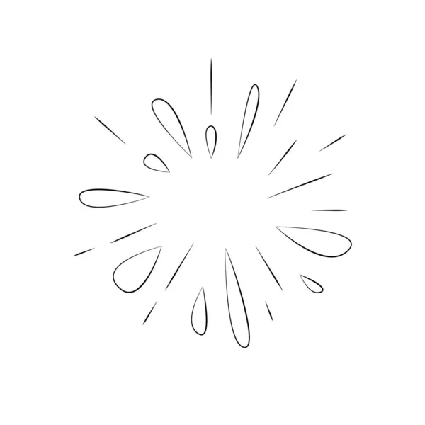Des Éclaboussures Eau Sur Fond Blanch Explosion Eau — Image vectorielle