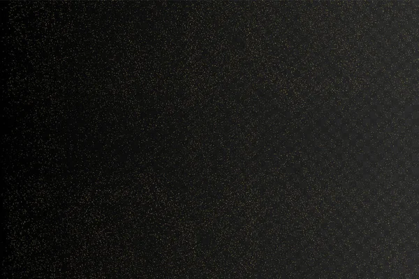 Altın parıltılı soyut vektör arkaplanı. Siyah arkaplandaki parlak odaklanmış altın bokeh ışıkları. Kart, el ilanı, davetiye, pankart, fiş, pankart için şenlikli altın arkaplan.