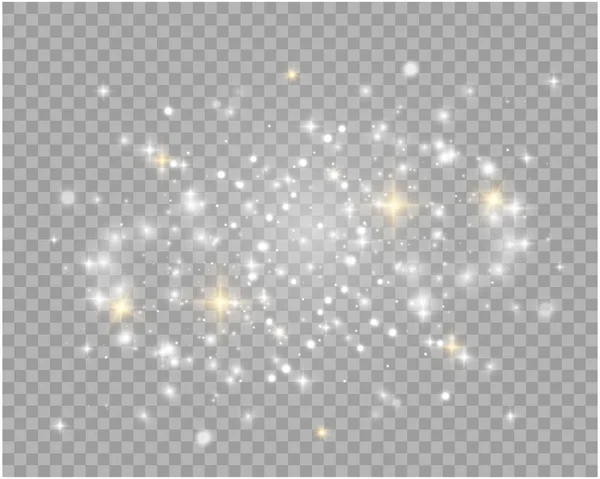 Efecto Las Estrellas Que Caen Sobre Fondo Cuadros Estrellas Brillantes — Vector de stock