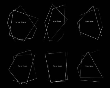 Polygonal Frames Premium Vector Download For Commercial Use Format Eps Cdr Ai Svg Vector Illustration Graphic Art Design