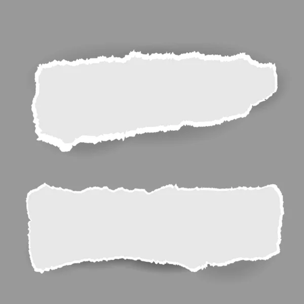 Yırtık Kağıt Taşıyıcısı Kağıt Yırtılmış — Stok Vektör