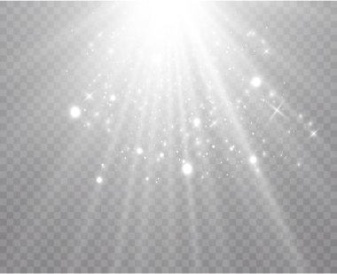 Sahne ışıkları. Sahne. Işık efektleri. Vektör çizimi