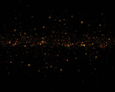 Doku arka planı siyah-beyaz ya da gümüş parıltılı ve Noel için zarif. Toz beyazı. Parlak sihirli toz parçacıkları. Sihirli kavram. Bokeh efektli soyut arkaplan. Vecto