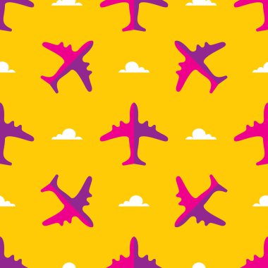 İki Renkli Uçak Deseni