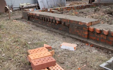 Duvar ve araçları, seviye, mala, bir ev inşa