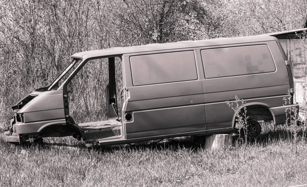 Het lichaam van de defecte auto na het ongeval — Stockfoto