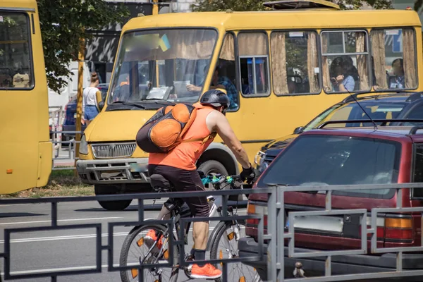 Balades à vélo sur l'autoroute à vélo — Photo