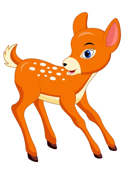 Illustration of Cute deer cartoon