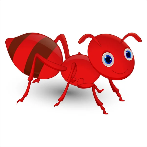 Εικονογράφηση Του Καρτούν Χαριτωμένο Μυρμήγκι — Διανυσματικό Αρχείο