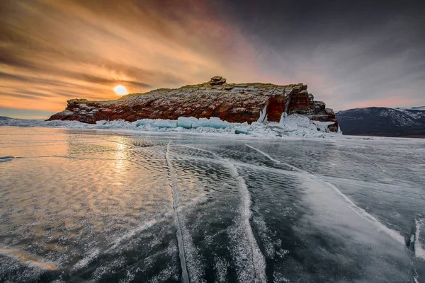 Lago Baikal Invierno — Foto de Stock