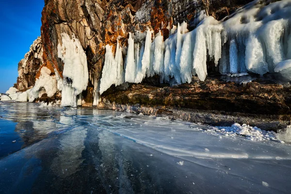 Baikal Meer Winter — Stockfoto