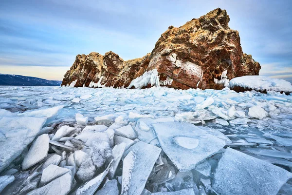 Baikal Meer Winter — Stockfoto