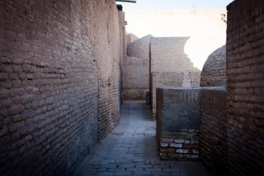 Antik Hiva şehir, BM bölge, Özbekistan, Orta Asya'nın iç avluya