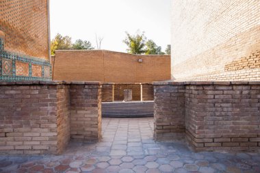 Mezarlar antik nercopolis Şah-i-Zinda Semerkand, Özbekistan'a. Ekim, 2016