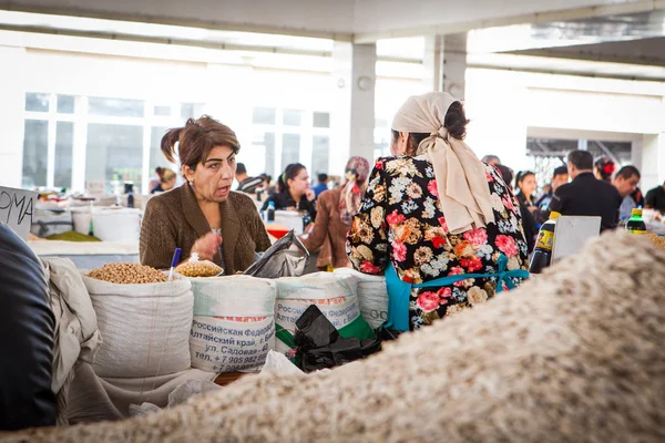 Semerkand Özbekistan Ekim 2017 Şehrin Ana Pazar Bazaar Fiyat Için — Stok fotoğraf