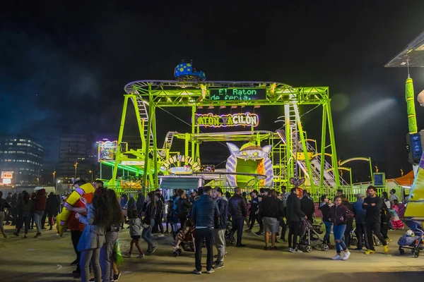 Feria Abril Barcelona 2018 Catalonia Spain Atmosphere Installations Barcelona Forum — Stock Photo, Image