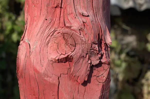 Текстура Горизонтального Старого Дерев Яного Червоного Паркану Або Дощок — стокове фото