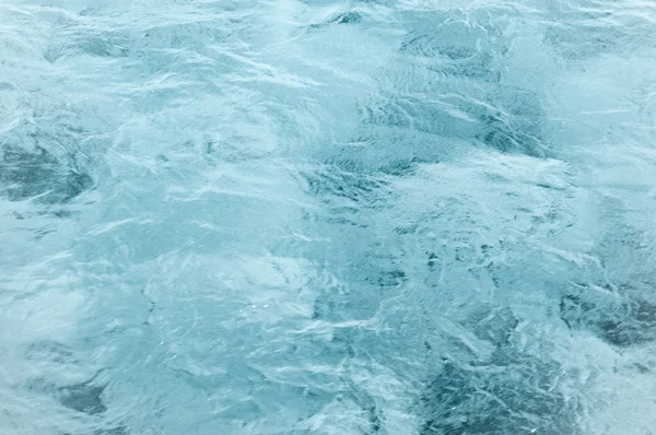 Foto Makro Natur Hintergrund Blau Transparent Wasser Mit Wellen — Stockfoto