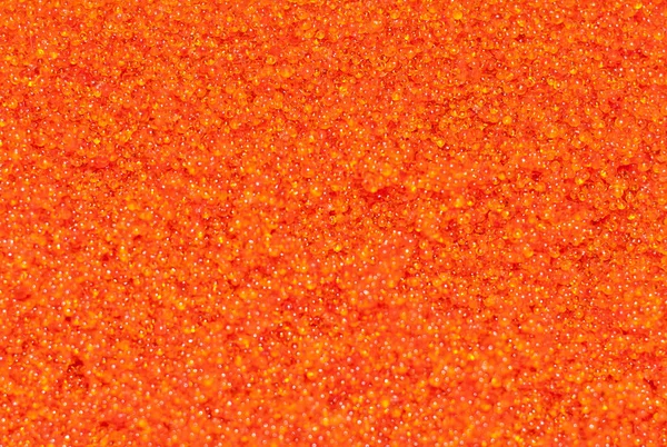 Roter Kaviar Makroaufnahme Fokus Auf Ein Zentrum — Stockfoto