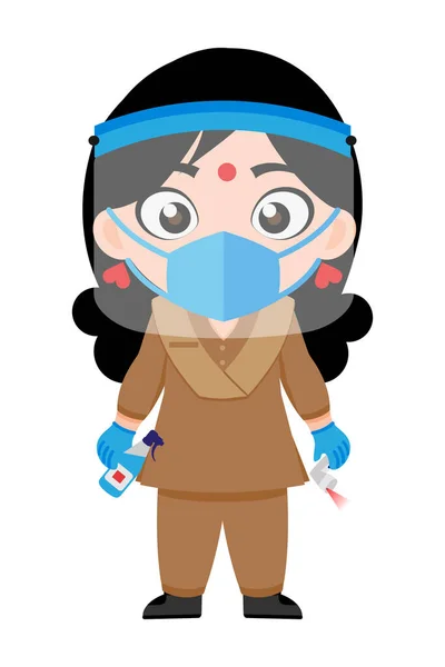 Hint, Kadın, Polis, Corona, Güvenlik ve Hükümet Çalışanları