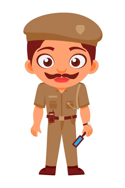 Hintli, Erkek, Polis, Hint Polis Servisi, Güvenlik & Hükümet Çalışanları