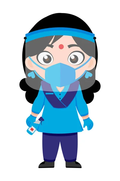 Hint, Kadın, Polis, Corona, Güvenlik ve Hükümet Çalışanları