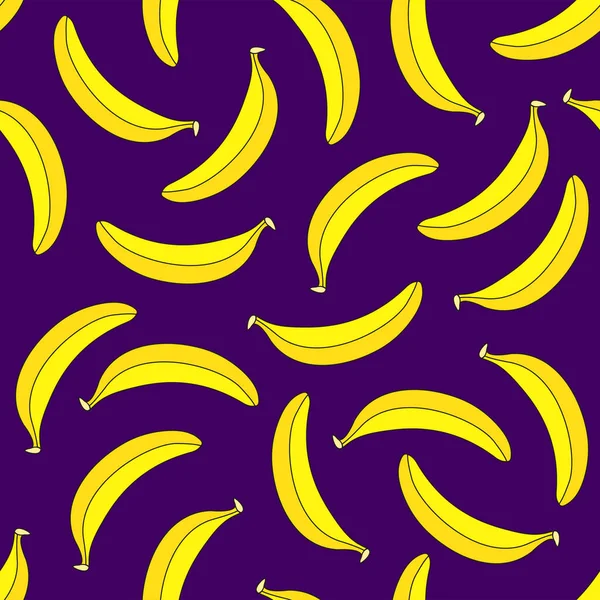 Banana Fruits Deseni, Vega, Retro, arka plan