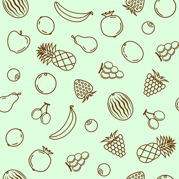 Fruits Outline Pattern, Sketch, Healthy, Non Veg, Tasty