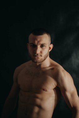 Kas sakallı adam siyah Studio