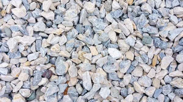 Beautiful Background Multi Colored Gravel Pebbles Natural Stone Chips Decorating — Stock Photo, Image