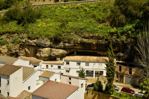 Setenil Las Bodegas Andalusiska Byn Cadiz Spanien — Stockfoto