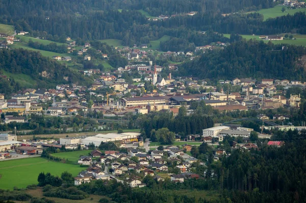 Blick Auf Ein Dorf Tirol Österreich — Stockfoto