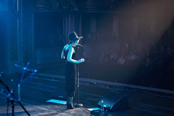 Jamala w: Solo Concert at Lviv Opera House — Zdjęcie stockowe