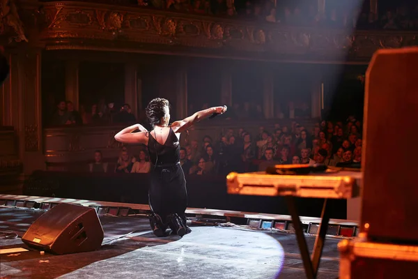 Jamala w: Solo Concert at Lviv Opera House — Zdjęcie stockowe