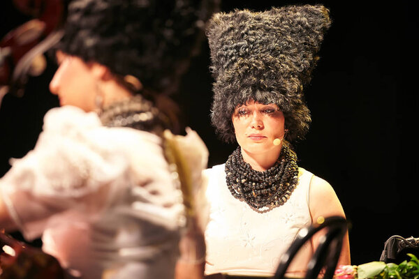 DakhaBrakha at solo concert at theater