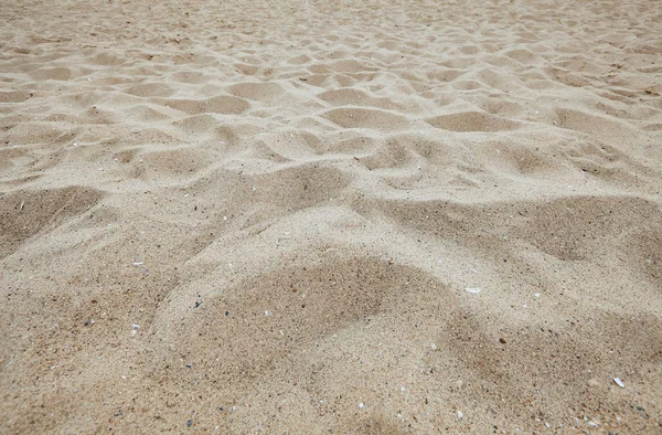 Jemný plážový písek v letním slunci — Stock fotografie