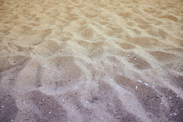 Areia de praia fina no sol de verão — Fotografia de Stock