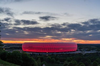 Gün Batımı ile Münih Arena