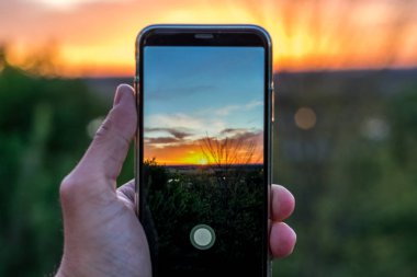 Sunset fotoğraf çekmek
