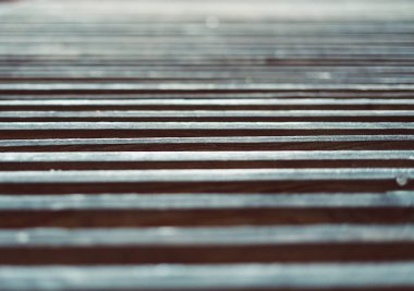 birkaç ahşap kirişler arka plan odaklanmak