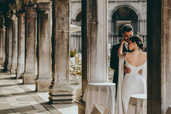 Venedik / Venezia ortasında İtalyan düğün