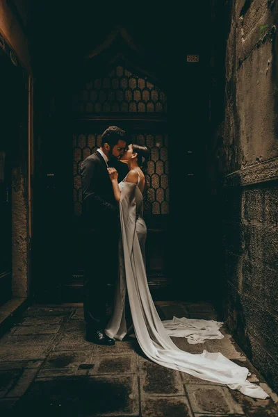 Casamento Italiano Meio Veneza Veneza — Fotografia de Stock