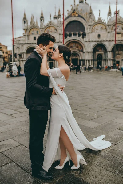 Venedik (Venezia), İtalya'da düğün çifti