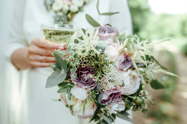 Elegant Wedding Bouquet Design — Stock Photo, Image