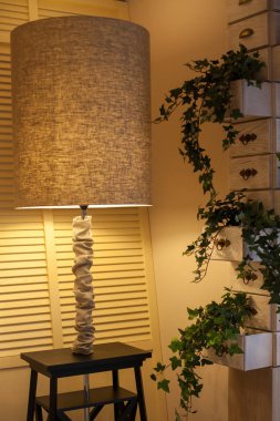 Moskova / Rusya Federasyonu - 12 Ocak 2013: bir kafede zemin lambası