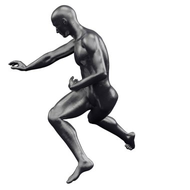 İskelet kemik anatomisi 3d render illüstrasyon