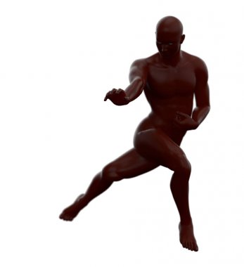 İskelet kemik anatomisi 3d render illüstrasyon