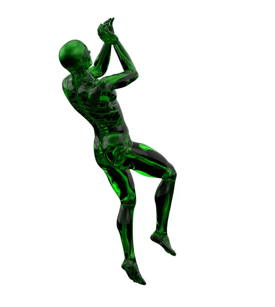 3D renderelés illusztrációja az emberi anatómiát — Stock Fotó