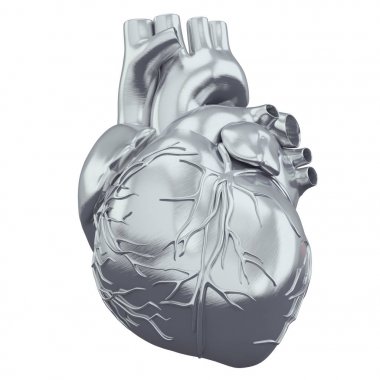 3D render illüstrasyon kalp