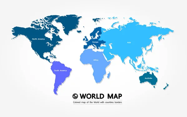 Slavnostní Svět Mapa Grafický Prvek Vektorové Ilustrace — Stockový vektor